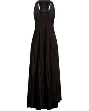 Masnada Maxi Dress Cupro - Black