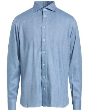 Borriello Shirt Cotton, Cashmere - Blue