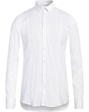 Patrizia Pepe Slim-Fit Poplin Shirt - White