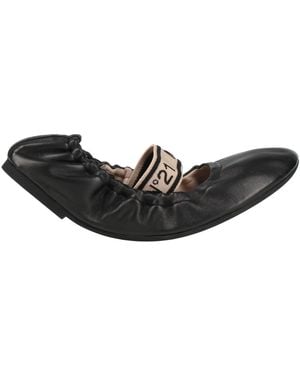 N°21 Ballet Flats - Black