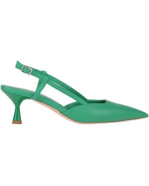 SARA SCHEKER Pumps Leather - Green