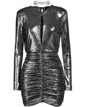 SIMONA CORSELLINI Metallic Bodycon Mini Dress - Black