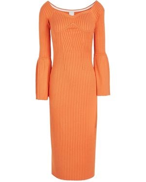 8 by YOOX Midi Dress - Orange
