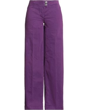 Jacob Cohen Pants Cotton, Elastane - Purple