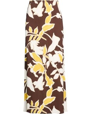Maliparmi Dark Maxi Skirt Viscose - Metallic
