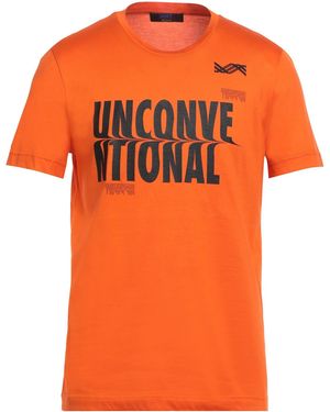 Kiton T-Shirt Giza 45 Cotton - Orange