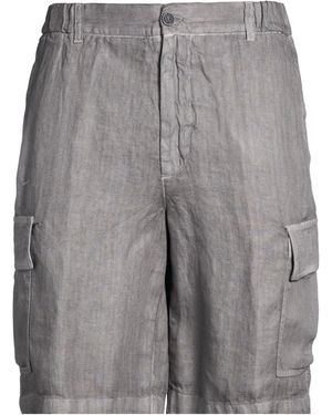 120% Lino Shorts & Bermuda Shorts - Grey