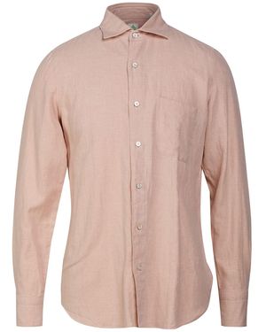 Finamore 1925 Shirt Cotton, Linen, Hemp - Pink