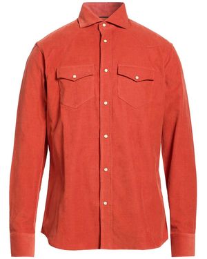 Moorer Shirt Cotton - Red