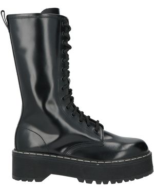 Frau Boot Leather - Black
