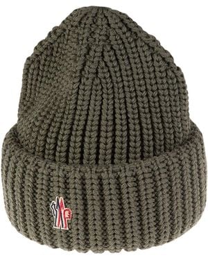 Moncler Military Hat Virgin Wool - Gray