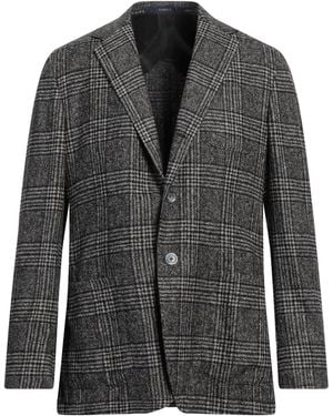 Fedeli Blazer Baby Alpaca Wool, Cotton, Polyester - Black