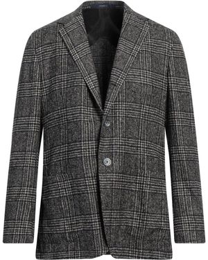 Fedeli Blazer Baby Alpaca Wool, Cotton, Polyester - Black