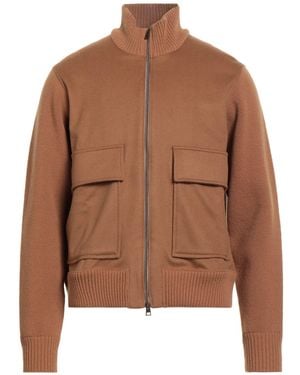 Luigi Borrelli Napoli Camel Jacket Virgin Wool, Wool, Polyamide, Cashmere - Brown