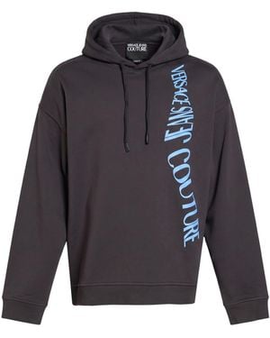 Versace Jeans Couture Dark Sweatshirt Cotton - Blue