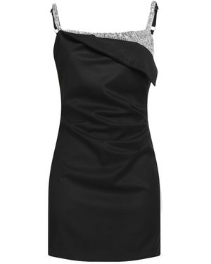 Imperial Mini Dress Polyester, Viscose, Elastane - Black