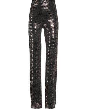 Nineminutes Pants Nylon, Metallic Fiber, Elastane - Gray