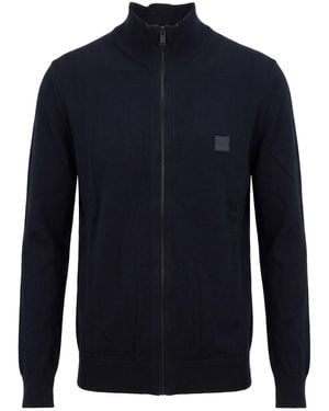 BOSS Strickjacke - Blau