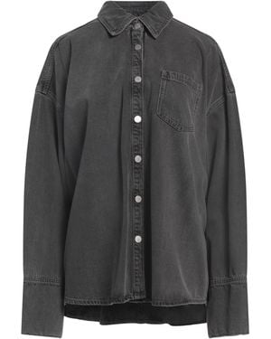 REMAIN Birger Christensen Denim Shirt Organic Cotton, Lyocell, Modal - Grey