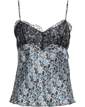 Sandro Top Viscose, Nylon - Blue