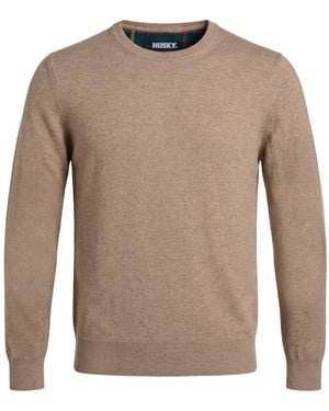 Husky Sweater Viscose, Recycled Polyamide, Virgin Wool, Cashmere - Natural