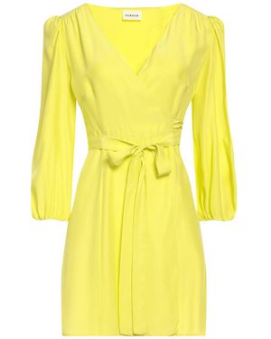 P.A.R.O.S.H. Mini Dress - Yellow