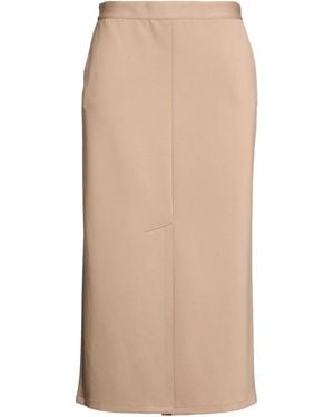 Max Mara Camel Maxi Skirt Polyamide, Elastane - Natural
