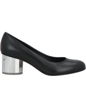 Ferragamo Court Shoes Lambskin - Black