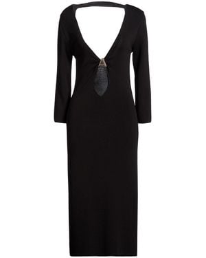 Akep Midi Dress Viscose, Polyamide - Black