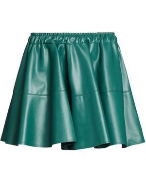 ViCOLO Mini Skirt Polyester, Polyurethane - Green