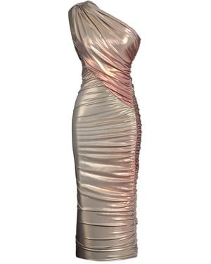 Rick Owens Midi Dress Viscose, Elastane - Metallic