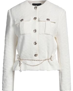 Maje Jacket Cotton, Polyamide - White