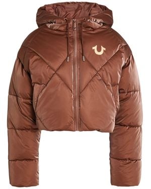 TRUE RELIGION Puffer - Brown