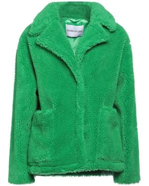 Stand Studio Shearling- & Kunstfell - Grün
