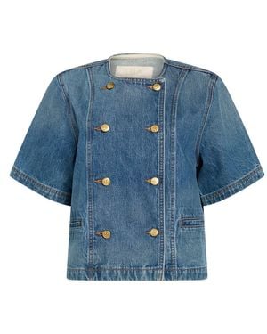 Ulla Johnson Denim Outerwear Cotton - Blue