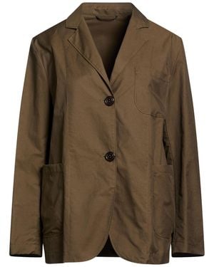 Paltò Cristina Star Military Blazer Cotton, Polyester - Brown