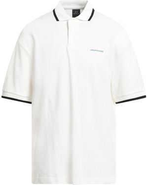 ARMANI EXCHANGE Polo Shirts - White