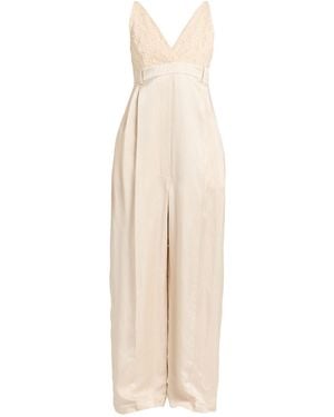 Alysi Jumpsuit Viscose, Linen, Polyester - Natural