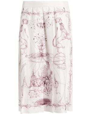 Fabiana Filippi Midi Skirt Silk - Pink