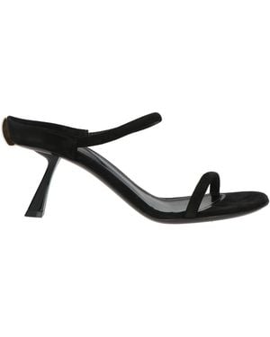 KHAITE Sandals Leather - Black