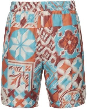 Engineered Garments Shorts & Bermuda Shorts Polyester, Cotton - Blue