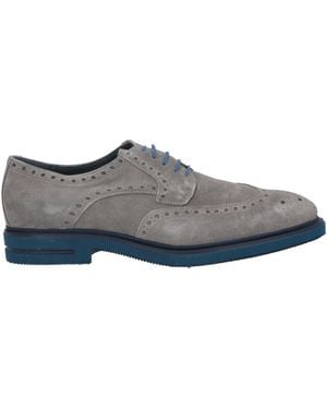 FRANZINI Lace-Up Shoes Leather - Gray