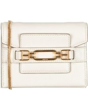 Bally Ivory Crossbody Wallet Cow Leather - Natural