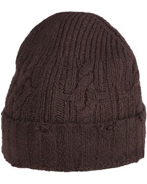 Grifoni Dark Hat Cotton, Polyamide - Brown