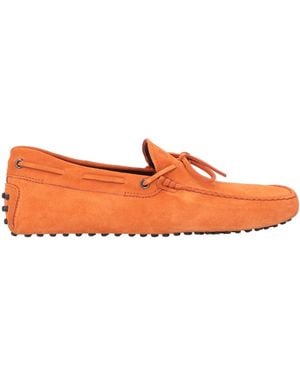 Tod's Loafers Leather - Orange