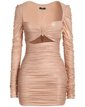 Elisabetta Franchi Mini Dress - Natural