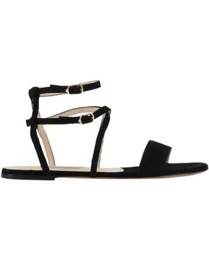 L'Autre Chose Sandals Leather - Black
