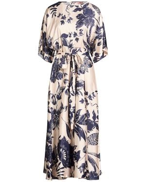 Kontatto Cream Midi Dress Polyester - White