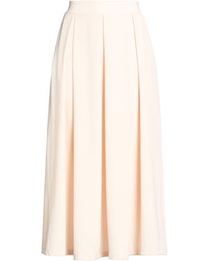 Please Blush Midi Skirt Polyester, Elastane - White