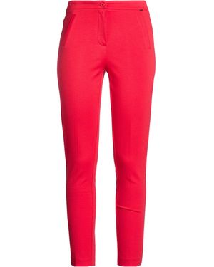 NUALY Pants Viscose, Polyamide, Elastane - Red